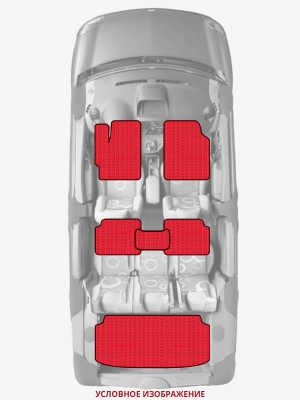 ЭВА коврики «Queen Lux» комплект для Dodge Caliber