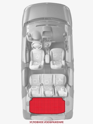 ЭВА коврики «Queen Lux» багажник для Mercedes CL